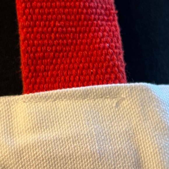 NWT-Twig &Twine Large Canvas white with Red Cardinals tote ❄️ - Picture 5 of 9